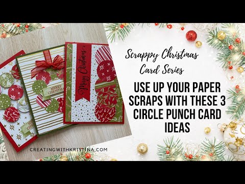 Видео: Используйте обрезки бумаги с этими тремя идеями для создания круглых перфокарт