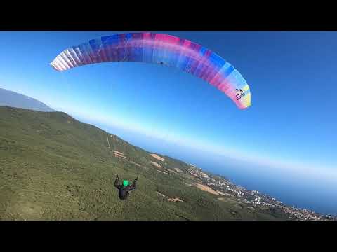 Видео: Слёт с Ай-Петри в Гаспру | Параплан | Paragliding