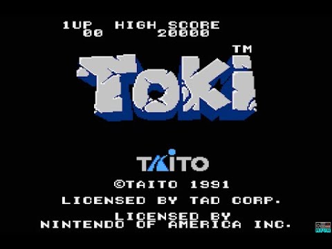 Видео: Toki (JuJu Densetsu) Longplay (прохождение) NES, Famicom, Dendy, 8 bit