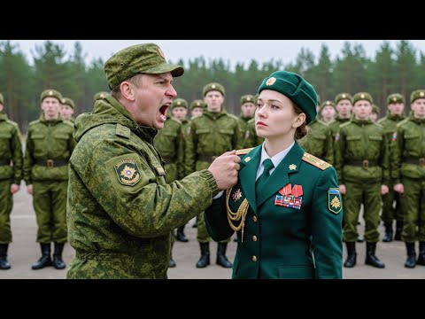 Видео: На полигоне он оскорбил «незнакомую женщину», не зная, что она новый командир дивизии.