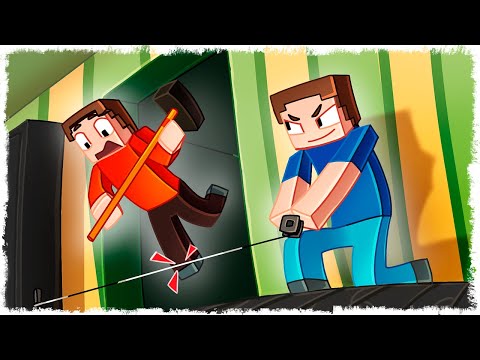Видео: ТЕПЕРЬ ОН СМОТРИТ ПОД НОГИ!!! УГАРНЫЕ ПРЯТКИ С РАЗРУШЕНИЯМИ!!!