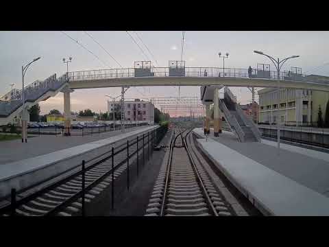 Видео: Брест Центральный-Минск.Пассажирский из кабины машиниста
