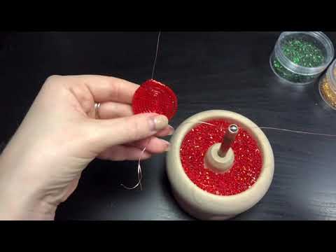 Видео: Мастер-класс «Роза» из бисера, часть 2, 3
