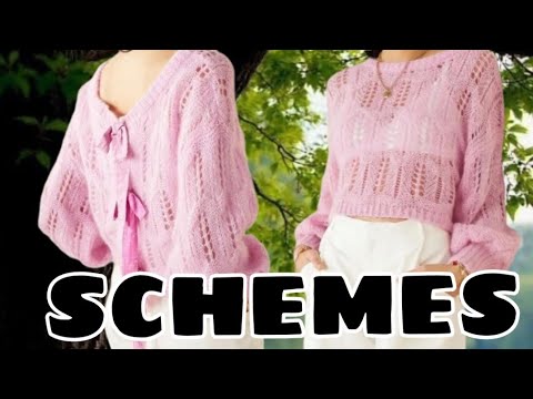 Видео: Изумительные свитеры и схемы узоров к ним. Amazing sweaters and pattern charts for them.