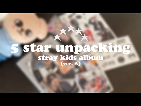 Видео: распаковка альбома stray kids ★ ★ ★ ★ ★ 5-STAR (A ver.) & новые карты!