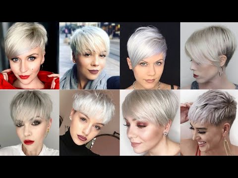Видео: Лучшие короткие седые 🩶 прически и стрижки для женщин старше 40, 50, 60 лет | Классическая стрижк...
