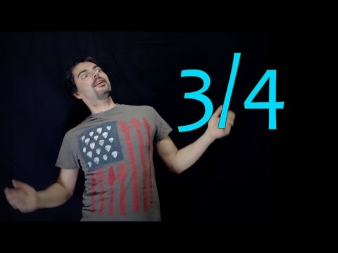 Видео: Музыкальный Размер Три Четверти 3/4 (Ликбез)