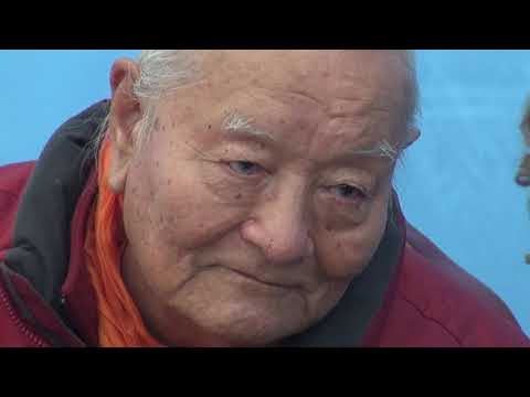 Видео: Намкай Норбу Ринпоче в Северном Кунсангаре 2014г.