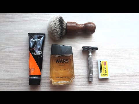 Видео: Бритье: мужской материк, лосьон wars, крем wars, роквел  для чего плита#2