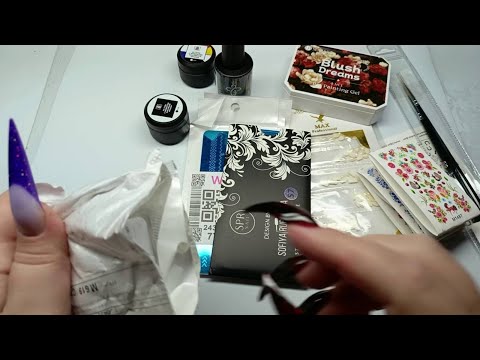 Видео: Обзор маникюрных покупок.Рейтинговые краски, пластины  для стемпинга. Кисти для тонких линий