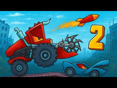 Видео: Мрачный Лес И Босс С Клешнями! | Car Eats Car #2