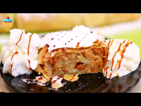Видео: АВСТРИЙСКИЙ ЯБЛОЧНЫЙ ШТРУДЕЛЬ / Apfelstrudel - ну, оОчень вкусный!
