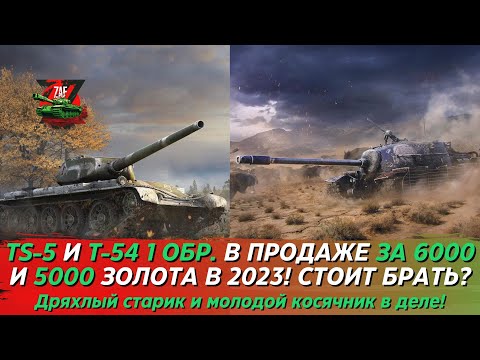 Видео: TS-5 И Т-54 1 ОБР. - ВСЕГО ЗА 6000 И 5000 ЗОЛОТА! СТОИТ ЛИ ИХ ПОКУПАТЬ В 2023? Tanks Blitz | ZAF