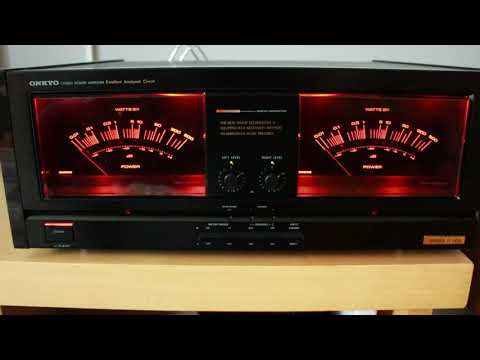 Видео: ONKYO M508 1989 год!!!! посылка из Японии.