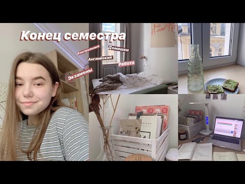 Видео: Study With Me №36 | много учёбы, контрольные, английский язык