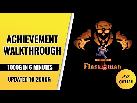 Видео: Flaskoman — прохождение достижения (ОБНОВЛЕНО ДО 2000G) **1000G ЗА 6 МИНУТ**
