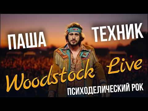 Видео: Паша Техник - Woodstock Live '69 (но это психоделический рок)
