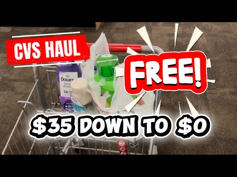 Видео: CVS HAUL 10/26-11/01 - стоимостью 35 долларов США БЕСПЛАТНО!