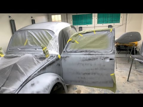 Видео: 73 Фольксваген Жук КРАШИТСЯ!