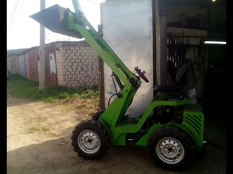 Видео: Мини погрузчик