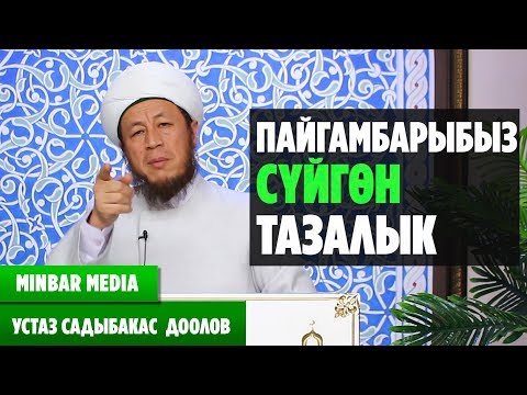 Видео: Садыбакас ажы Доолов  ТЕМА: ПАЙГАМБАРЫБЫЗ СҮЙГӨН ТАЗАЛЫК