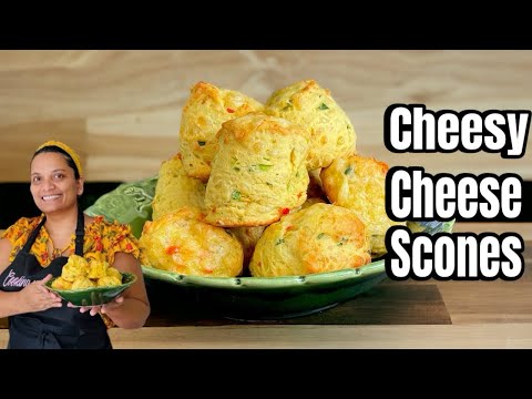 Видео: Вкусный сырный скон, насыщенный и ароматный #viralvideo #guyaneserecipe #cheesescone #guyanese