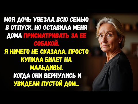 Видео: Моя Дочь Увезла Всю Семью В Отпуск, Но Оставила Меня Дома Присматривать За Ее Собакой. Я Ничего Не..