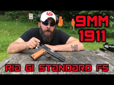 Видео: Стандартный американский пистолет M1A1 FS 1911, принадлежащий оружейной компании Rock Island Armo...