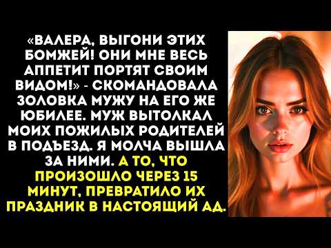 Видео: «Твоя нищая родня будет жрать на лестнице!» — заорала золовка, выгоняя моих родителей с юбилея.