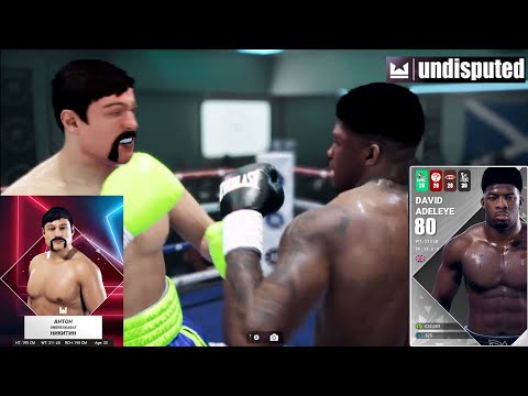 Видео: Undisputed Boxing game карьера. Сложный бой с Девидом №4