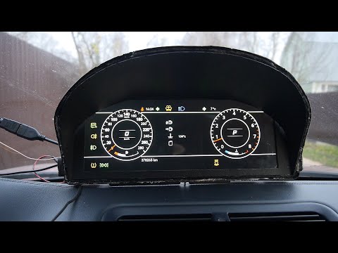 Видео: LCD приборная панель в Range Rover l322
