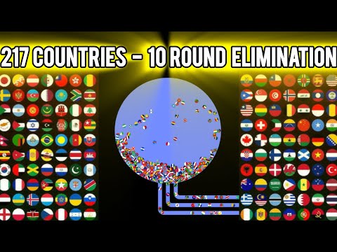 Видео: 217 стран — 10 раундов на выбывание | МИРОВАЯ ГОНКА ПО МРАМОРУ