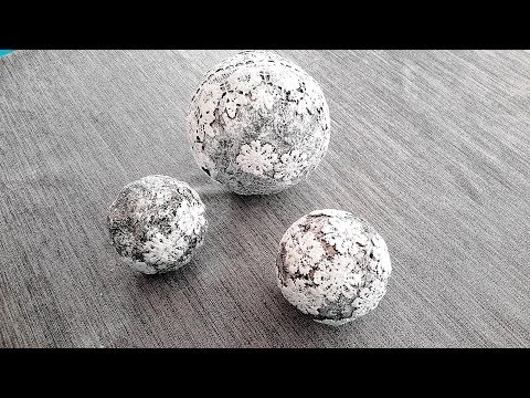 Видео: 🌑 ШАРЫ ИЗ АЛЮМИНИЕВОЙ ФОЛЬГИ...BALLS OF ALUMINUM FOIL ...