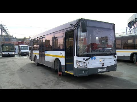 Видео: В Мытищах вышли на маршруты 5 новых автобусов
