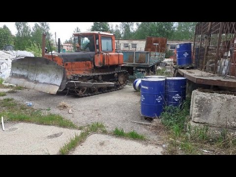 Видео: Дт-75...всему голова/тащим прицепы#238