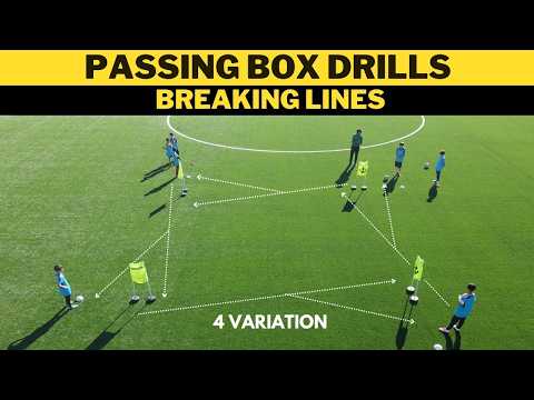 Видео: Разрыв линий | Упражнения для передачи коробок | 4 вариант | U13 U14 U15 U16 U17