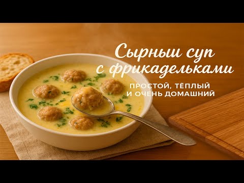 Видео: Сырный суп с фрикадельками — тепло и уют в каждой ложке!