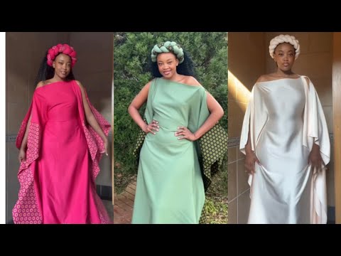 Видео: Как сшить кафтан Бубу с регулируемым прямым вырезом и узкой талией