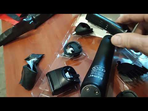 Видео: Як стриже нова машинка Kemei KM-600.How the new Kemei KM-600 machine cuts.