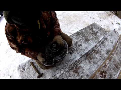 Видео: Снегоход Тайга, подготовка