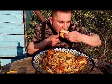 Видео: мукбанг/плов/обжёр/Mukbang/devoured/