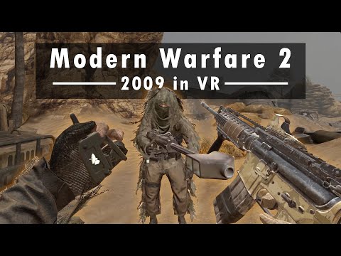 Видео: Классическая Modern Warfare 2 в VR затягивает
