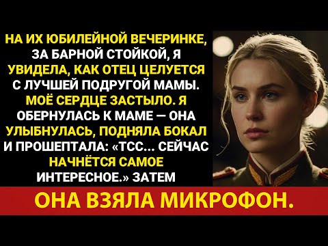 Видео: На вечеринке я увидел, как папа целует лучшую подругу мамы, но мама сказала: «Тсс… Самое интересное