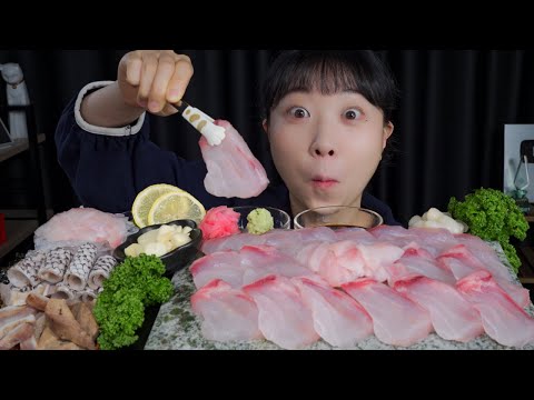 Видео: Сашими из рыбы 🐟Mukbang eating show