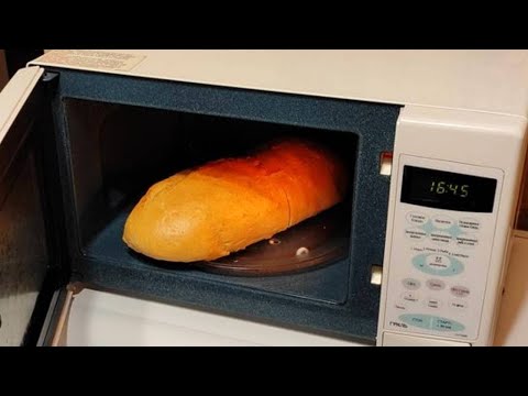 Видео: Как разогреть замороженный хлеб в микроволновке ?