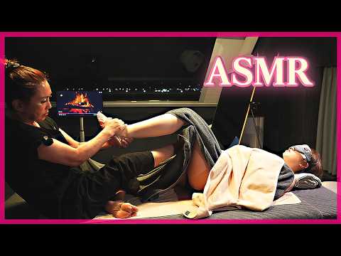 Видео: ASMR｜Расслабляющий тайский массаж всего тела 🌃 с видом на ночной Сеул