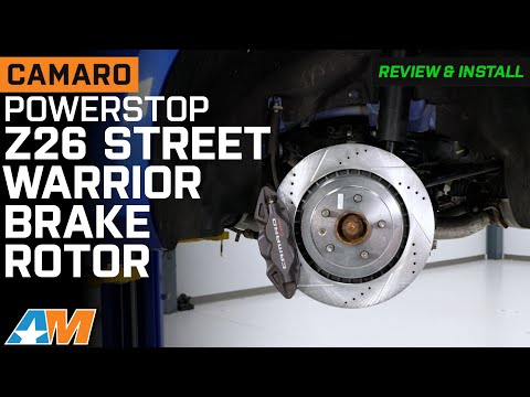 Видео: Обзор и установка тормозного диска и колодок для Camaro SS PowerStop Z26 Street Warrior 2016–2024...