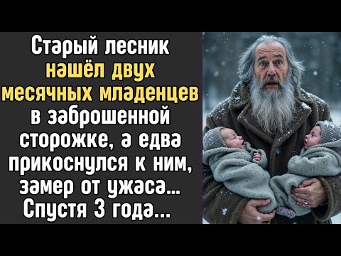 Видео: Старый ЛЕСНИК нашёл двух младенцев в заброшенной сторожке, а едва прикоснулся к ним, замер от уж
