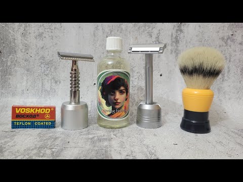 Видео: Yaqi Katana vs Parker SE с лезвием Восход, мыло ODIN, помазок Mr. Murrey G9, а/ш MOW Spring feeling