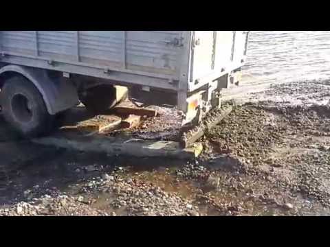 Видео: Дорога на Усинск паром